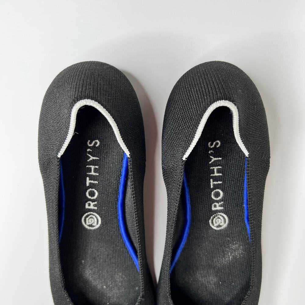 Rothys The Point Solid Pointed Toe Flat Shoes Wom… - image 5